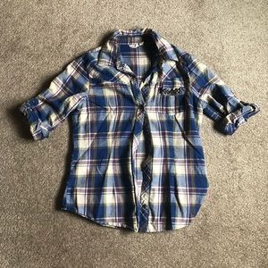 Plaid button up shirt